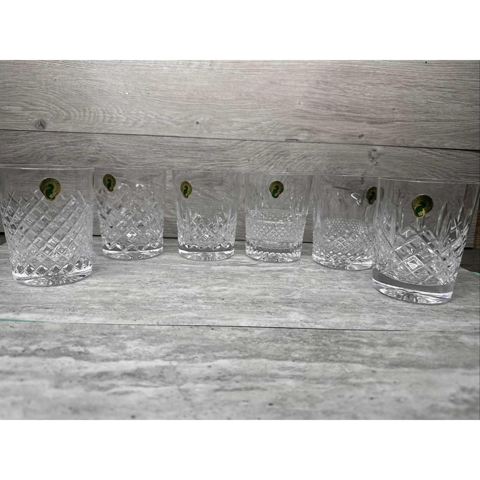 Waterford Lismore Connoisseur Heritage Crystal Tumblers / Glasses 13.5oz~ Set of 6 - Vintara HomeGoods