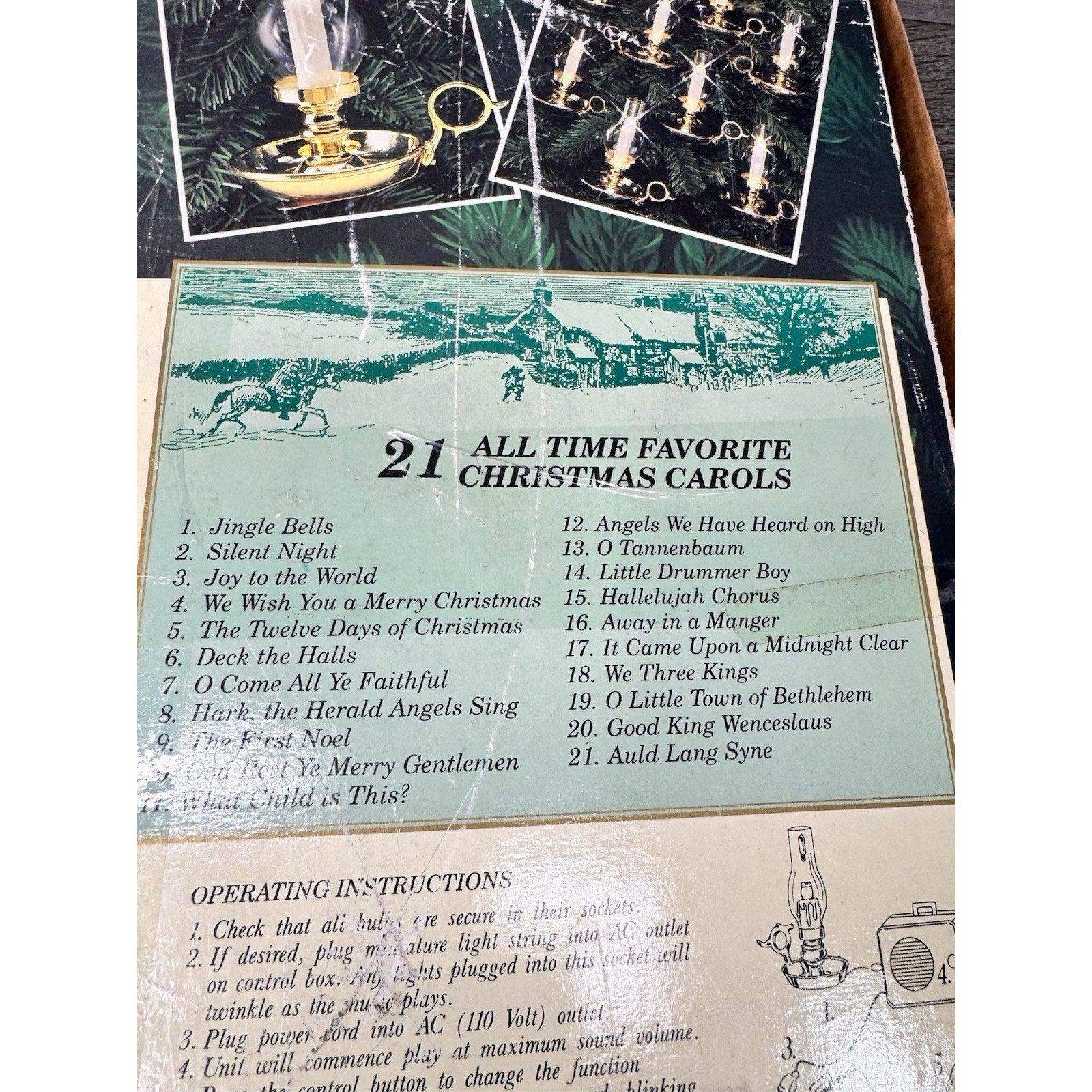 Vintage 1993 Mr. Christmas Musical Lighted Lanterns | 21 Songs, Tested & Working - Vintara HomeGoods