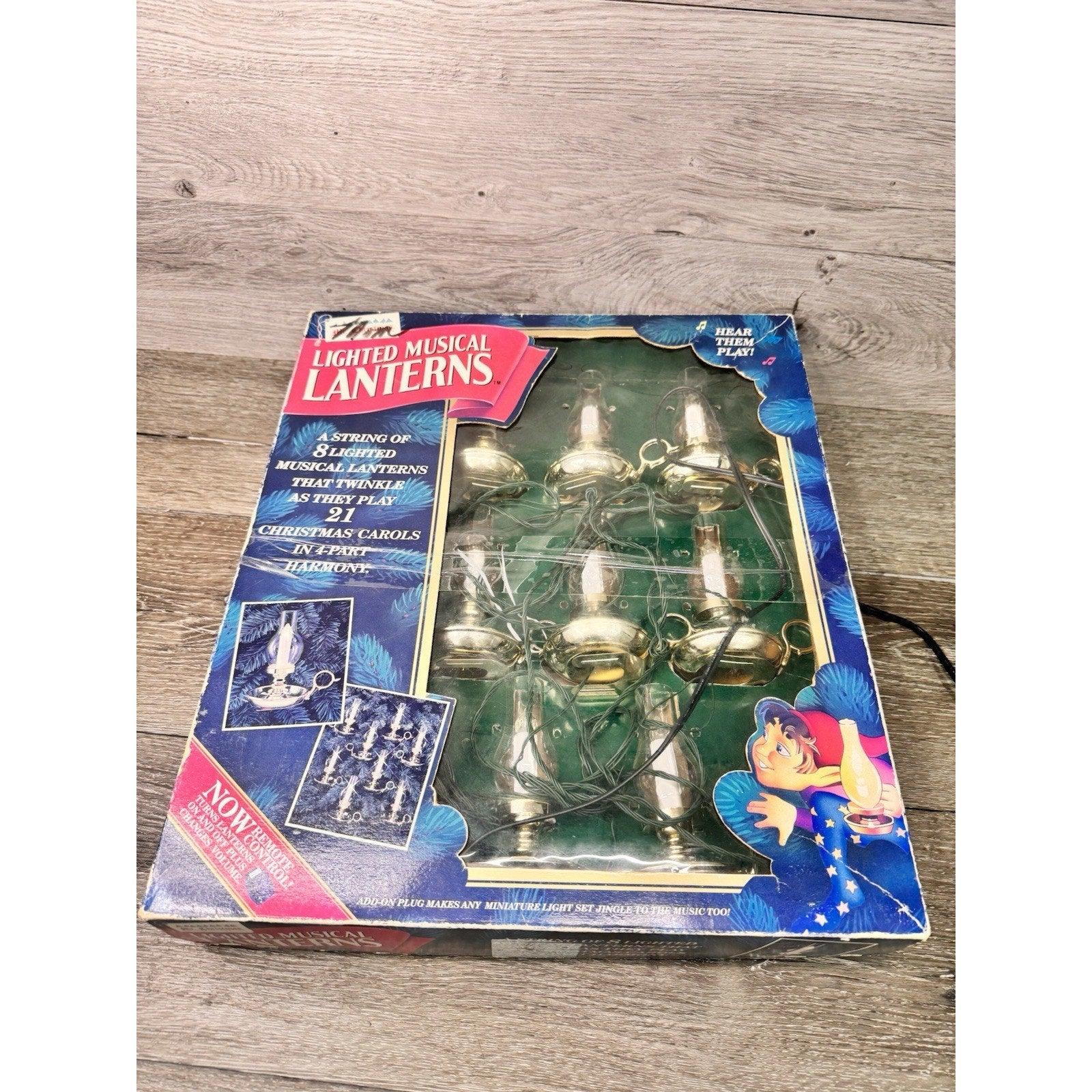 Vintage 1993 Mr. Christmas Musical Lighted Lanterns | 21 Songs, Tested & Working - Vintara HomeGoods
